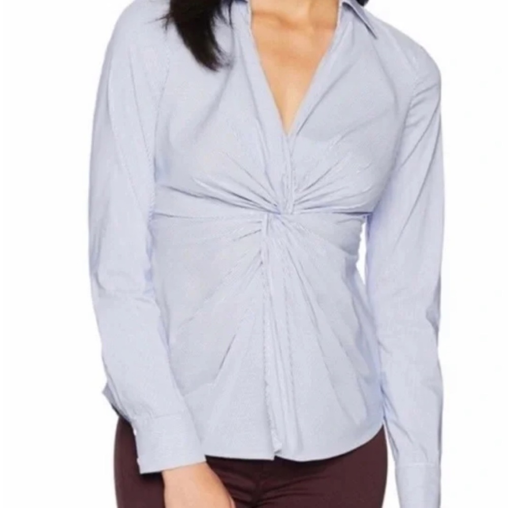 Bailey/44 Tallula Front Twist Striped Shirt